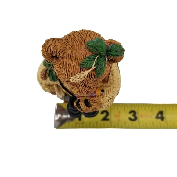 Cute Nature Lover, Bird Watcher Explorer Bear Figurine - Picture 7 of 7